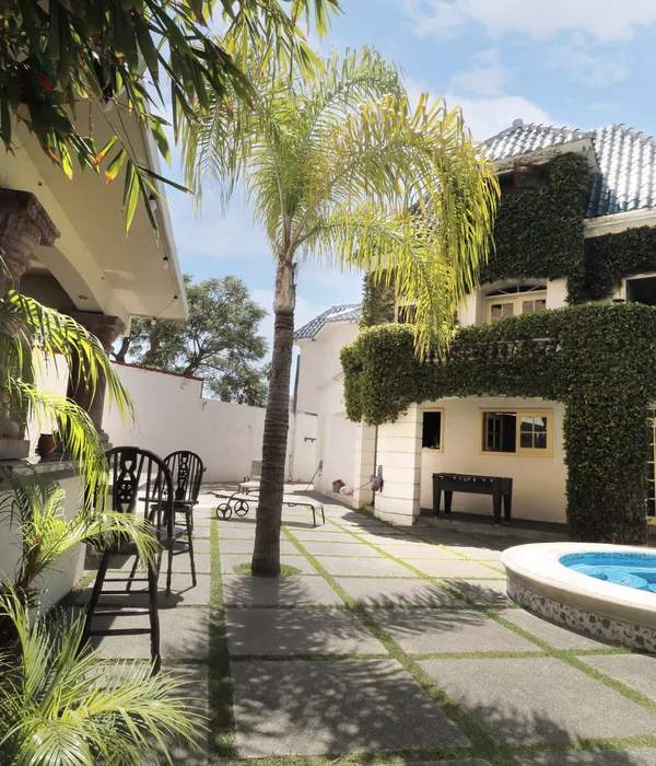 Villa and pool